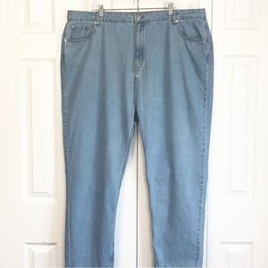 NWT Wednesday's Girl Light Wash Denim High Waist Mom Jeans 24